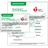 Heartsaverforschoolsecard